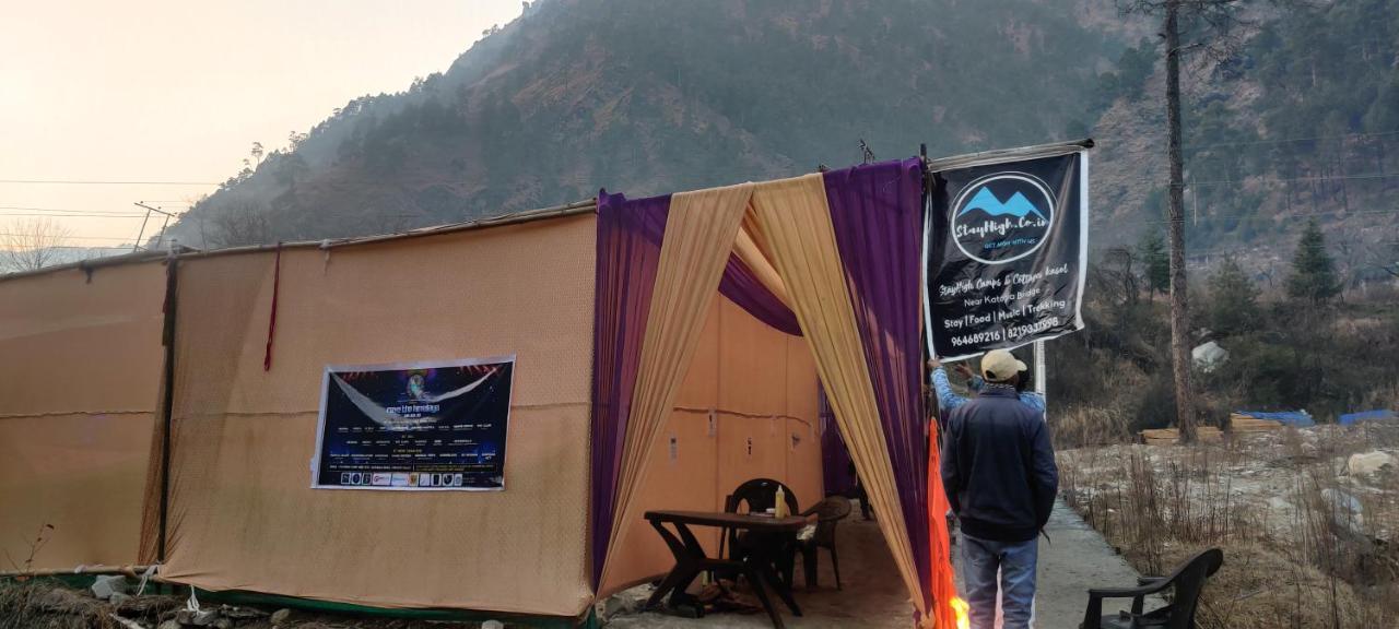 Stayhigh Camps & Cottages Kasol Ngoại thất bức ảnh